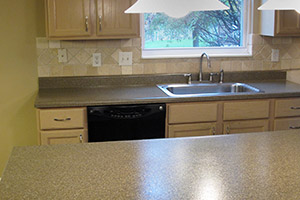 resurfaced kitchen countertop