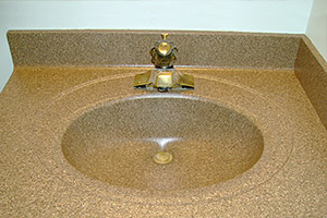 resurfaced sink